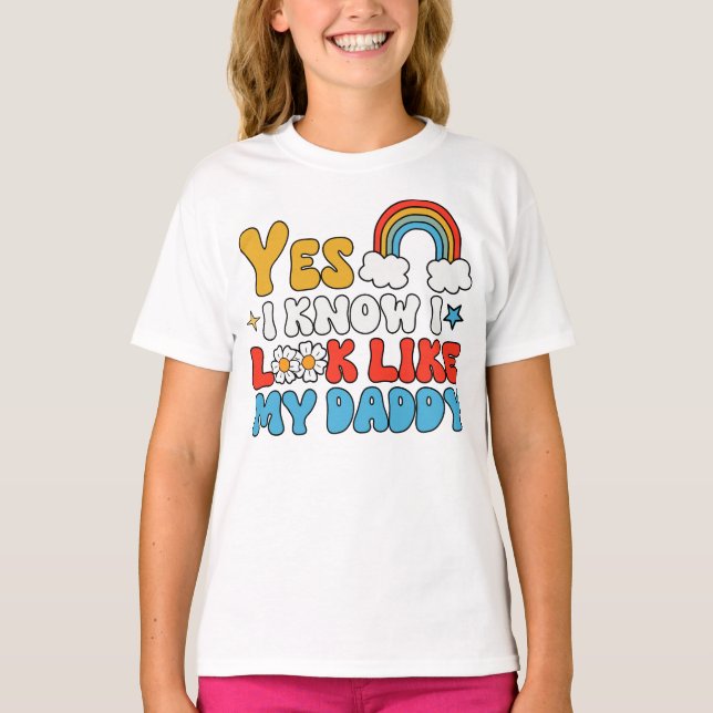 T-shirt Oui, je sais que j'ai l'air de papa (Devant)