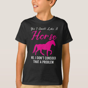 T-shirt Oui Je Sens Comme Un Cheval Drôle Cheval Équitat