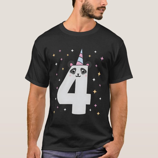 T-shirt Oui Je Suis 4 Panda Thème 4E Py (Devant)