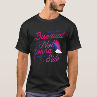 T-shirt Oui Je Suis Bisexuel Non Je Ne Vais Pas Choisir Un