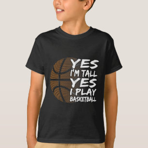T-shirt Oui Je suis grand Oui Je joue Sketll pour Hommes F