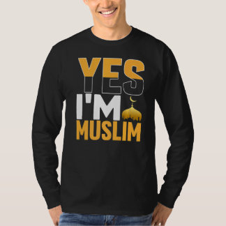 T-shirt Oui, je suis musulman islamique