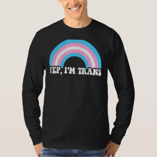 T-shirt Oui Je suis Trans Trans Trans Lgbt Lgbtq Pride Moi