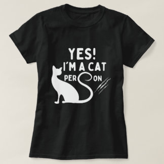 T-shirt OUI, je suis un chat