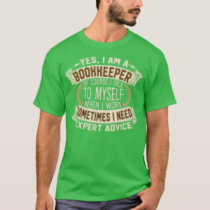 T-shirt Oui Je suis un gardien de livres Drôle Conception