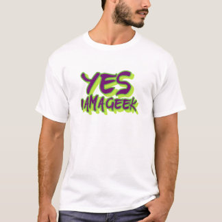 T-shirt Oui je suis un geek
