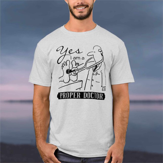 T-shirt Oui, je suis un médecin compétent. (Créateur téléchargé)