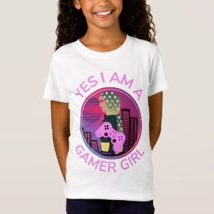 T-Shirt OUI JE SUIS UNE FILLE JOUEUSE
