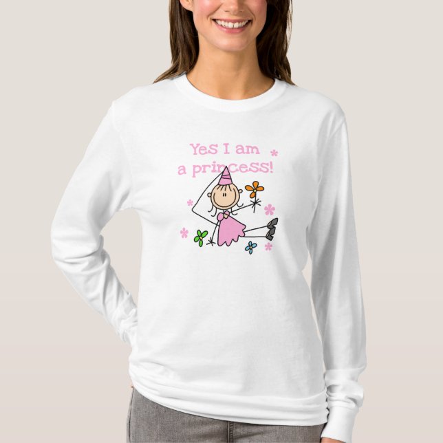 T-shirt Oui je suis une princesse (Devant)