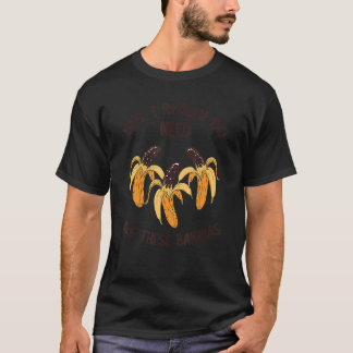 T-shirt Oui Je Vraiment Tous Choco Banana Dip Vegan Food S