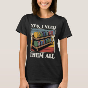 T-shirt Oui j'en ai besoin de tous Disc Golf Hommes Étagèr