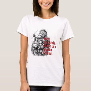 T-shirt Oui la Virginie, il y a un père noël