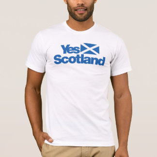 T-shirt Oui l'indépendance écossaise 2014 de l'Ecosse