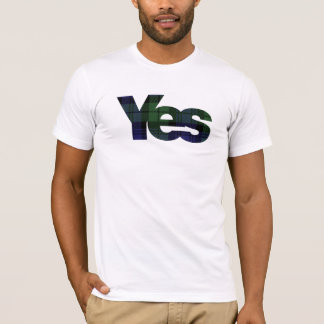 T-shirt Oui l'indépendance écossaise 2014 de l'Ecosse