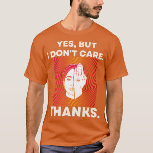 T-shirt Oui Mais je ne suis pas un Arrière - plan hypnotiq