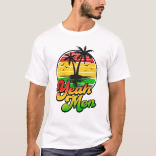T-shirt Oui Mon Vintage Jamaïque vacances d'été Jamaïque J