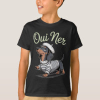 Oui Ner Dachshund Wiener Dog Humour français Funny