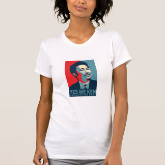 T-shirt Oui nous Distres de la femme de Ken (Obama)… -