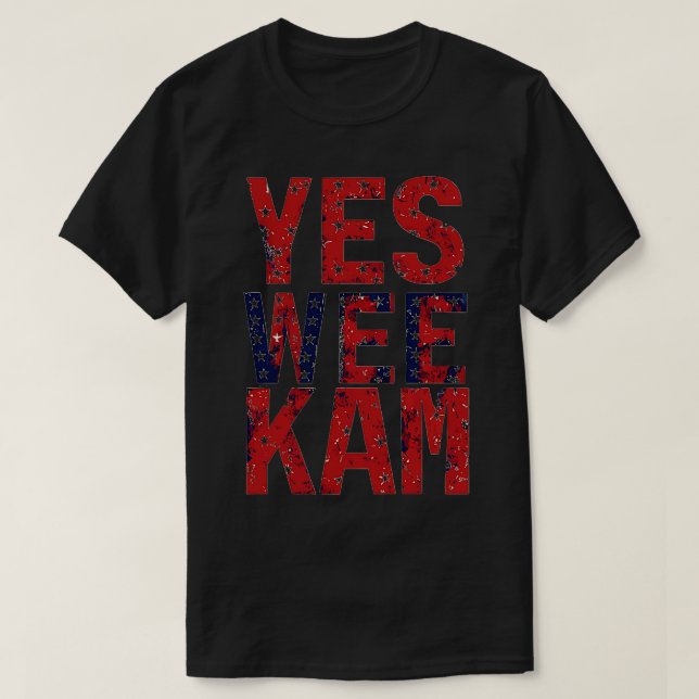 T-shirt Oui Nous Kam Kamala Hariss Parti Démocratique 1 (Design devant)