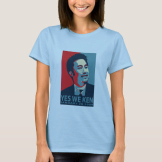 T-shirt Oui nous Ken (Obama) - le bébé T de la femme -