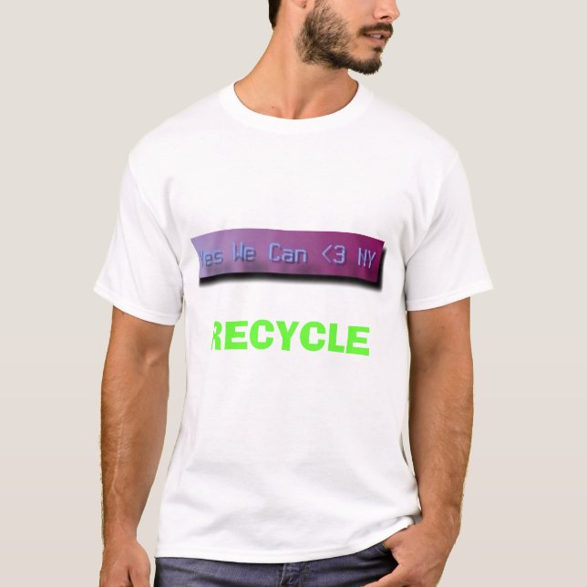 T-shirt OUI NOUS POUVONS L3 NY, RÉUTILISER, ROUE de CIEL - (Devant)