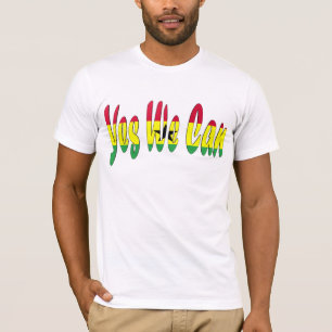 T-shirt Oui nous pouvons (le drapeau du Ghana)