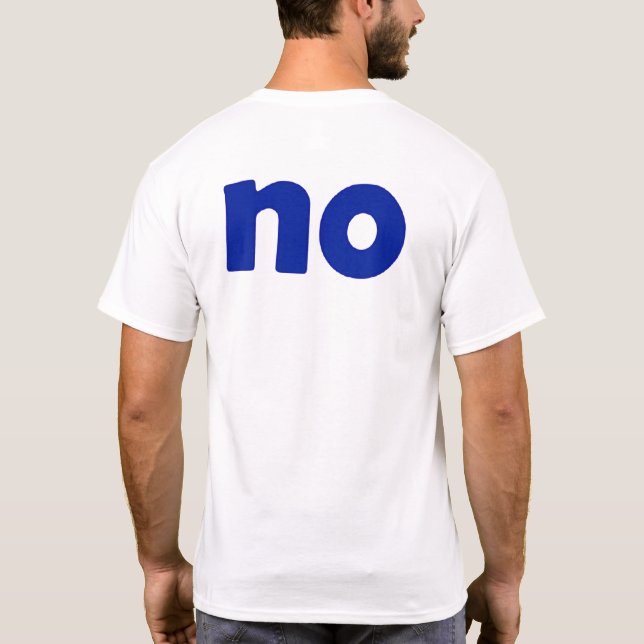 T-shirt oui ou non (Dos)