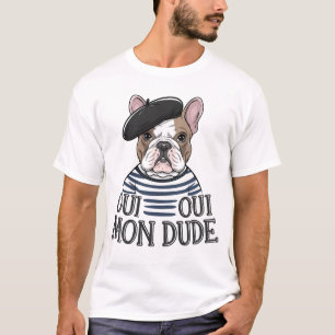 T-shirt Oui Oui Mon Mec – Drôle de chien bouledogue frança