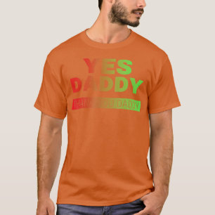 T-shirt Oui Papa Merci Papa Daddy Funny Gradient Obi State