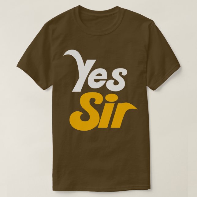 T-SHIRT OUI SIR (Design devant)