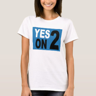 T-shirt Oui sur 2 Chemise à col d'équipage féminin M