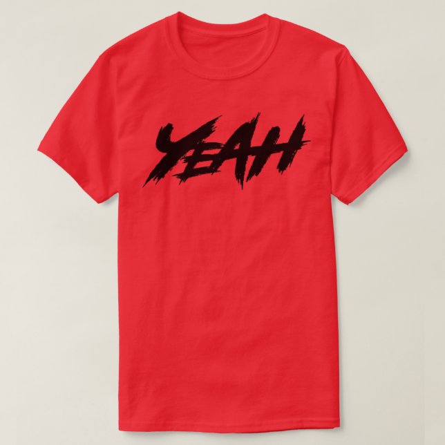 T-shirt Oui Texte noir (Design devant)