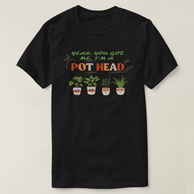 T-shirt OUI, TU M'AS EU, JE SUIS UN PLONGEUR POTHEAD drôle (Design devant)