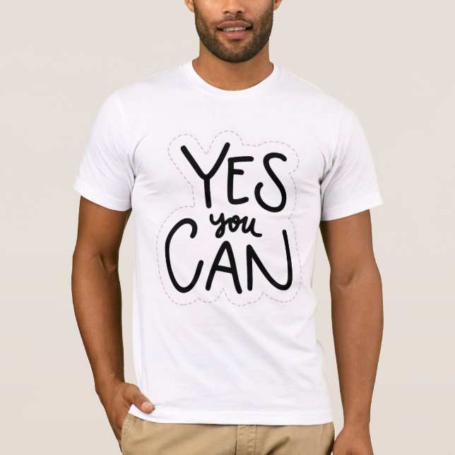 T-shirt Oui, vous pouvez (Devant)