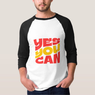 T-shirt Oui Vous pouvez manches longues motivation
