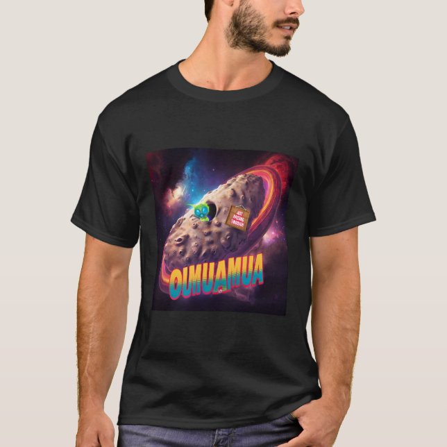 T-shirt oumuamua juste en train de passer dans l'espace co (Devant)