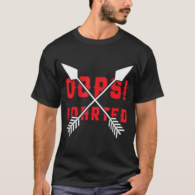 T-shirt Oups ! I Darted - Darts drôle (Devant)