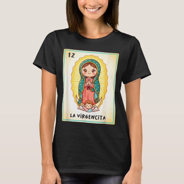 T-shirt Our Lady Of Guadalupe La Virgencita Mexico For Kid (Devant)