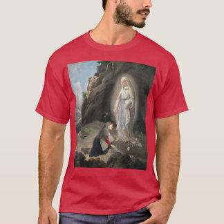T-shirt Our Lady of Lourdes St Bernadette Immaculate Mary 