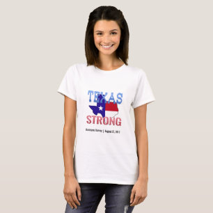 T-shirt Ouragan Harvey le Texas fort