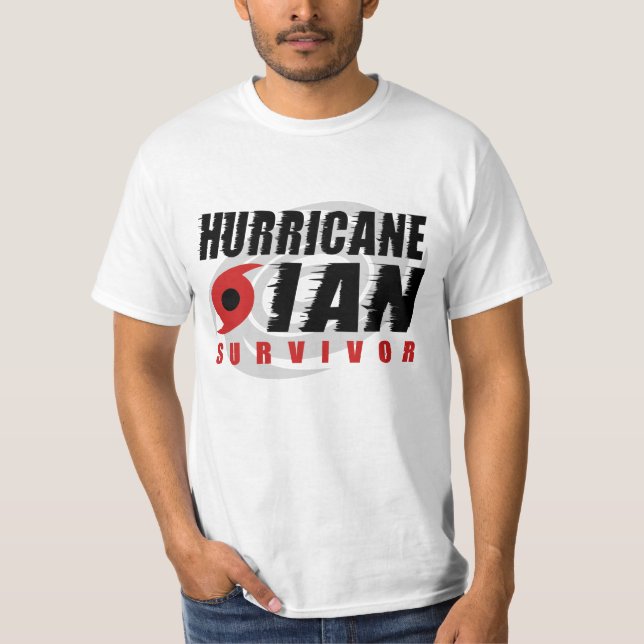 T-shirt Ouragan Ian Survivor (Devant)