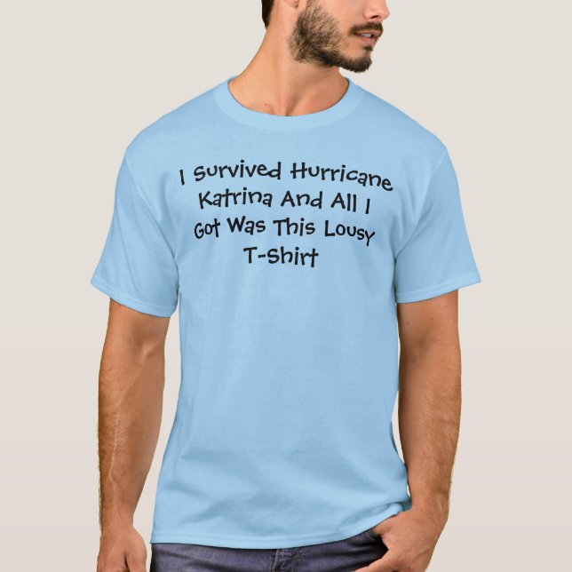 T-shirt Ouragan Katrina (Devant)