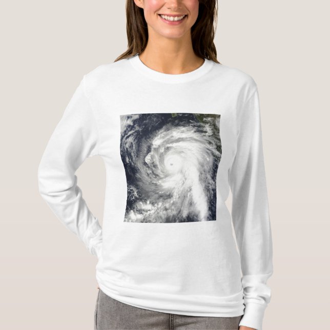 T-shirt Ouragan Rick au sud-ouest de la Basse Californie (Devant)