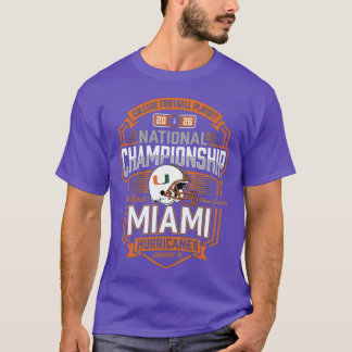 T-shirt Ouragans de Miami CFP Championnat national 2026 bo