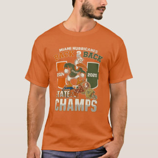 T-shirt Ouragans de Miami dos à dos ami 2025