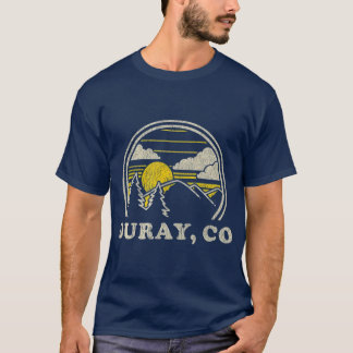T-shirt Ouray Colorado CO Montagnes de Randonnées Vintages