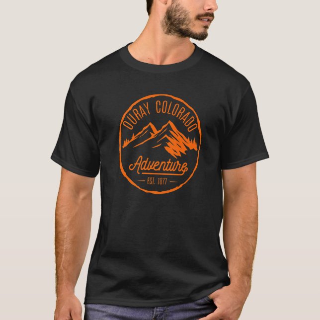 T-shirt Ouray Colorado Mountains Hot Springs Premium (Devant)