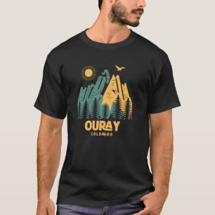 T-shirt Ouray Mountains Colorado Randonnée Extérieur Vinta