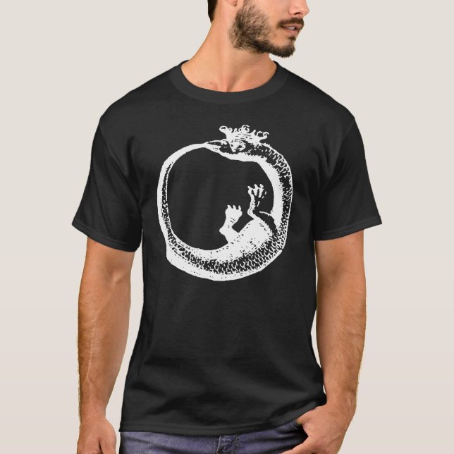 T-shirt Ouroboros couronné (Devant)
