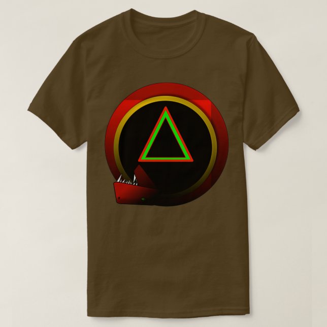 T-shirt Ouroboros de feu alchimique (Design devant)